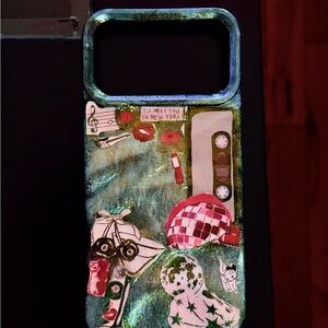 Decorative Y2K IPhone 17 Pro Max Case with Collage Art